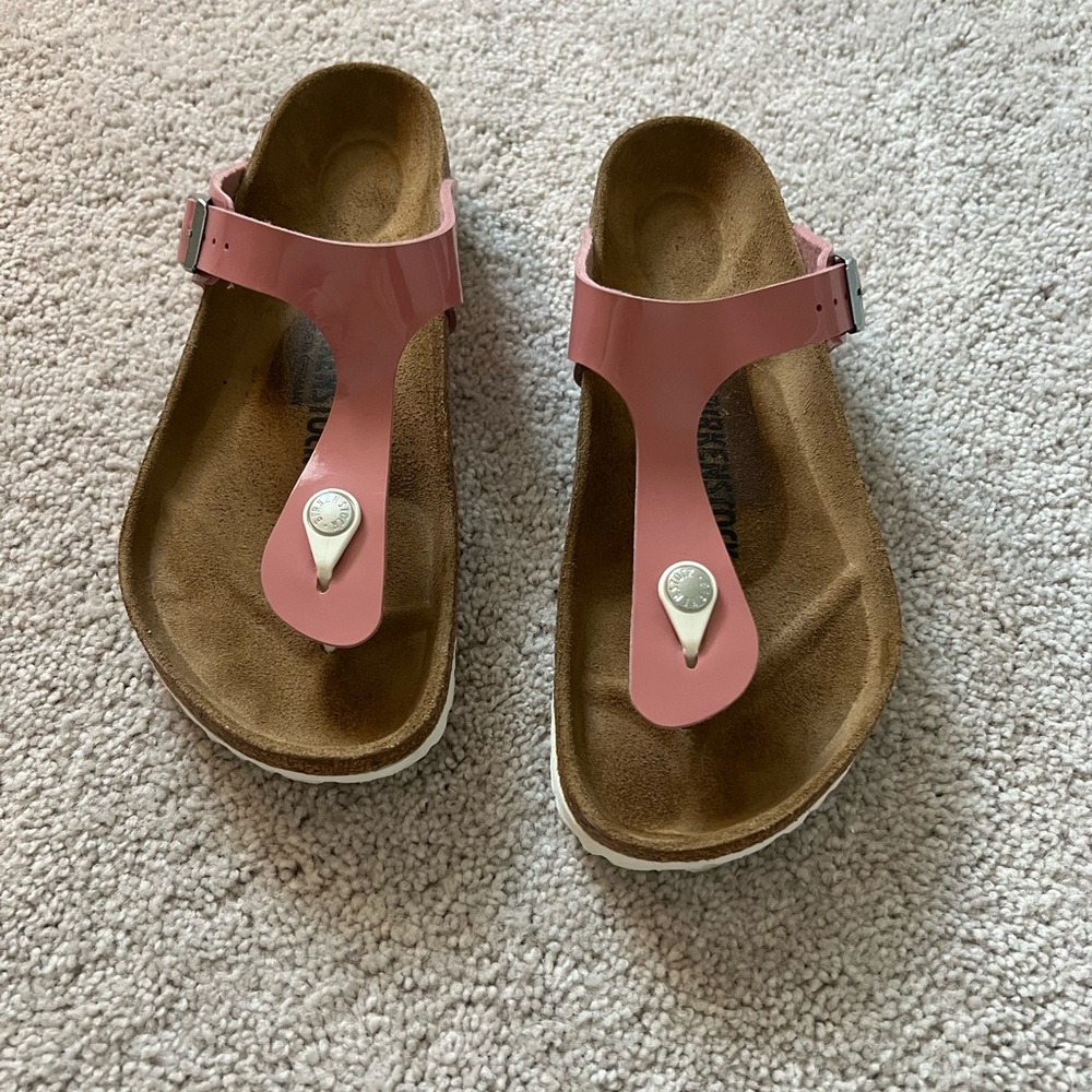 Birkenstock Pink Thong Sandals